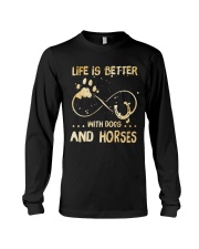 Dogs And Horses Long Sleeve Tee thumbnail