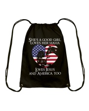 She Is A Good Girl Drawstring Bag tile