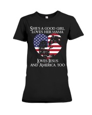 She Is A Good Girl Premium Fit Ladies Tee tile