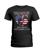 She Is A Good Girl Ladies T-Shirt tile