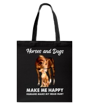 Horses And Dogs Tote Bag tile