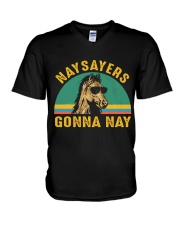 Naysayers Gonna Nay V-Neck T-Shirt tile