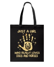 Dogs And Horses Tote Bag tile