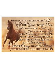 The Ride Goes On 17x11 Poster front
