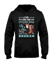 A Girl And Her Appaloosa Horse Hooded Sweatshirt tile