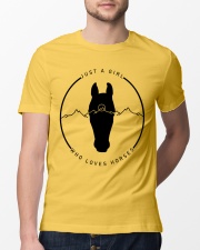 A Girl Loves Horses Classic T-Shirt lifestyle-mens-crewneck-front-13