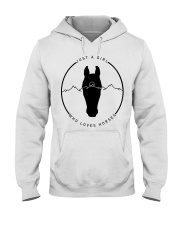 A Girl Loves Horses Hooded Sweatshirt tile