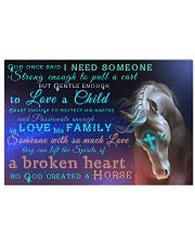 God Created A Horse 17x11 Poster front