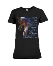 Some Horses Will Test You Premium Fit Ladies Tee thumbnail