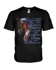 Some Horses Will Test You V-Neck T-Shirt thumbnail