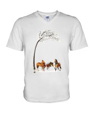 Love Horses V-Neck T-Shirt tile