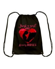 Love Horses Drawstring Bag thumbnail