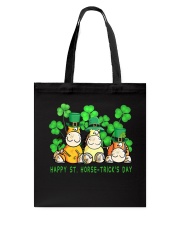 Happy St Horse Trick's Day Tote Bag thumbnail