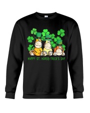 Happy St Horse Trick's Day Crewneck Sweatshirt thumbnail