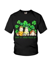 Happy St Horse Trick's Day Youth T-Shirt thumbnail