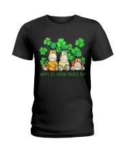 Happy St Horse Trick's Day Ladies T-Shirt thumbnail