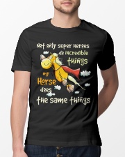 My Horse Does Incredible Things Classic T-Shirt lifestyle-mens-crewneck-front-13