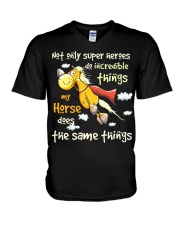 My Horse Does Incredible Things V-Neck T-Shirt thumbnail