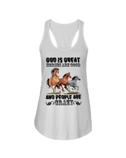 Horses Are Good Ladies Flowy Tank tile