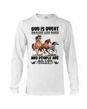 Horses Are Good Long Sleeve Tee tile