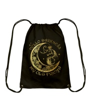 Hello Darkness My Old Friend Drawstring Bag thumbnail