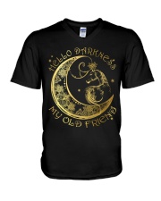 Hello Darkness My Old Friend V-Neck T-Shirt thumbnail