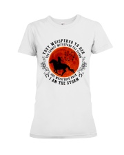 I Am The Storm Premium Fit Ladies Tee tile