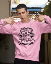 What's Going On Human Crewneck Sweatshirt apparel-crewneck-sweatshirt-lifestyle-04