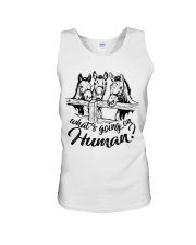 What's Going On Human Unisex Tank tile