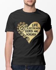 Dogs And Horses Classic T-Shirt lifestyle-mens-crewneck-front-13
