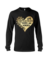 Dogs And Horses Long Sleeve Tee thumbnail