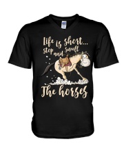 Life Is Short V-Neck T-Shirt tile