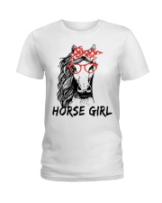 Horse Girl Ladies T-Shirt tile
