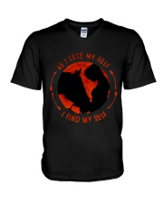 I Find My Self V-Neck T-Shirt tile