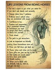 Life Lessons From Riding Horses 11x17 Poster front