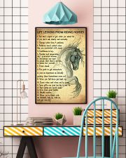 Life Lessons From Riding Horses 11x17 Poster lifestyle-poster-6