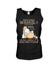 Stop Expecting Normal From Me Unisex Tank thumbnail