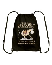 Stop Expecting Normal From Me Drawstring Bag thumbnail