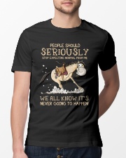Stop Expecting Normal From Me Classic T-Shirt lifestyle-mens-crewneck-front-13