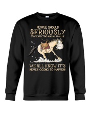 Stop Expecting Normal From Me Crewneck Sweatshirt thumbnail