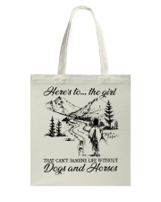 Dogs And Horses Tote Bag tile