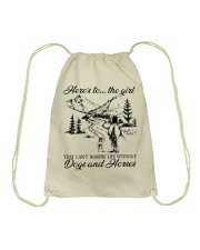 Dogs And Horses Drawstring Bag tile