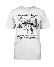 Dogs And Horses Premium Fit Mens Tee tile