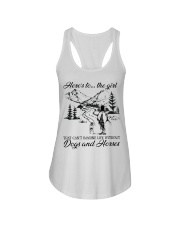 Dogs And Horses Ladies Flowy Tank tile