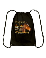 You Will Be Remembered Drawstring Bag thumbnail