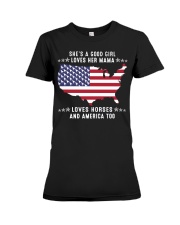 She Is A Good Girl Premium Fit Ladies Tee thumbnail