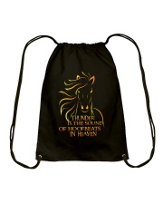 The Sound Of Hoofbeats Drawstring Bag tile