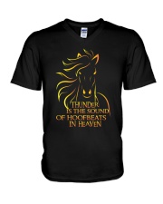The Sound Of Hoofbeats V-Neck T-Shirt tile