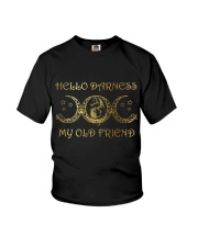 Hello Darkness My Old Friend Youth T-Shirt thumbnail
