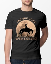 She Lived Happily Classic T-Shirt lifestyle-mens-crewneck-front-13
